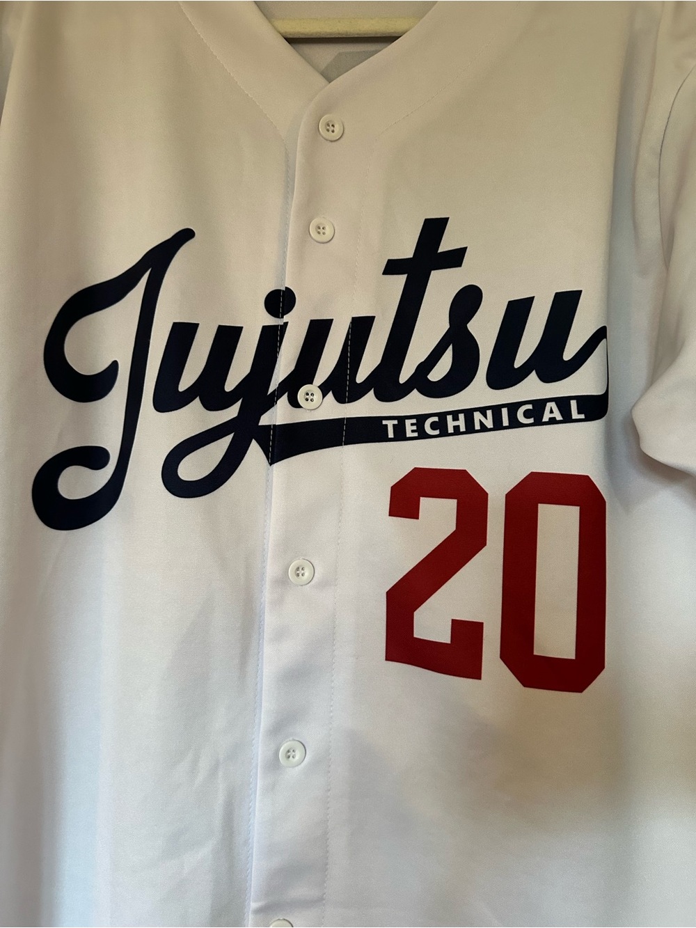 Otaku Academy Jujutsu Kaisen Anime Yuji Itadori Baseball Jersey size medium - Picture 3 of 8